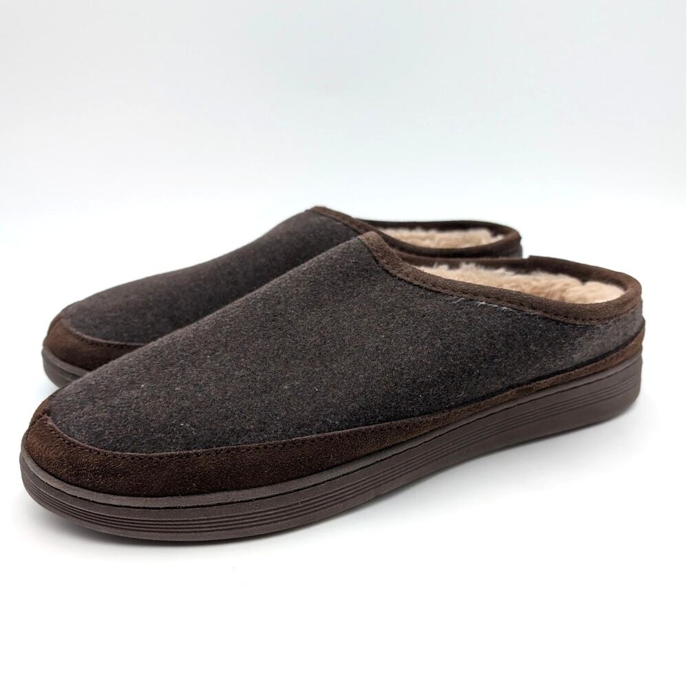 Cole Haan Slipper Clog Shoes Closed Toe Men's Chocolate Brown Sz US11-12 EU44-45